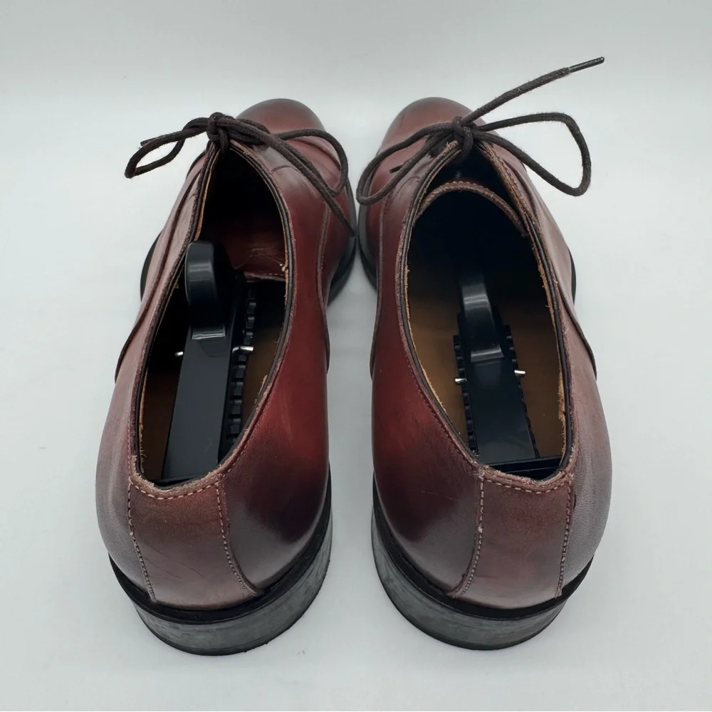 To Boot New York Dover Brown Leather Lace Up Cap Toe Oxford Size 8 M